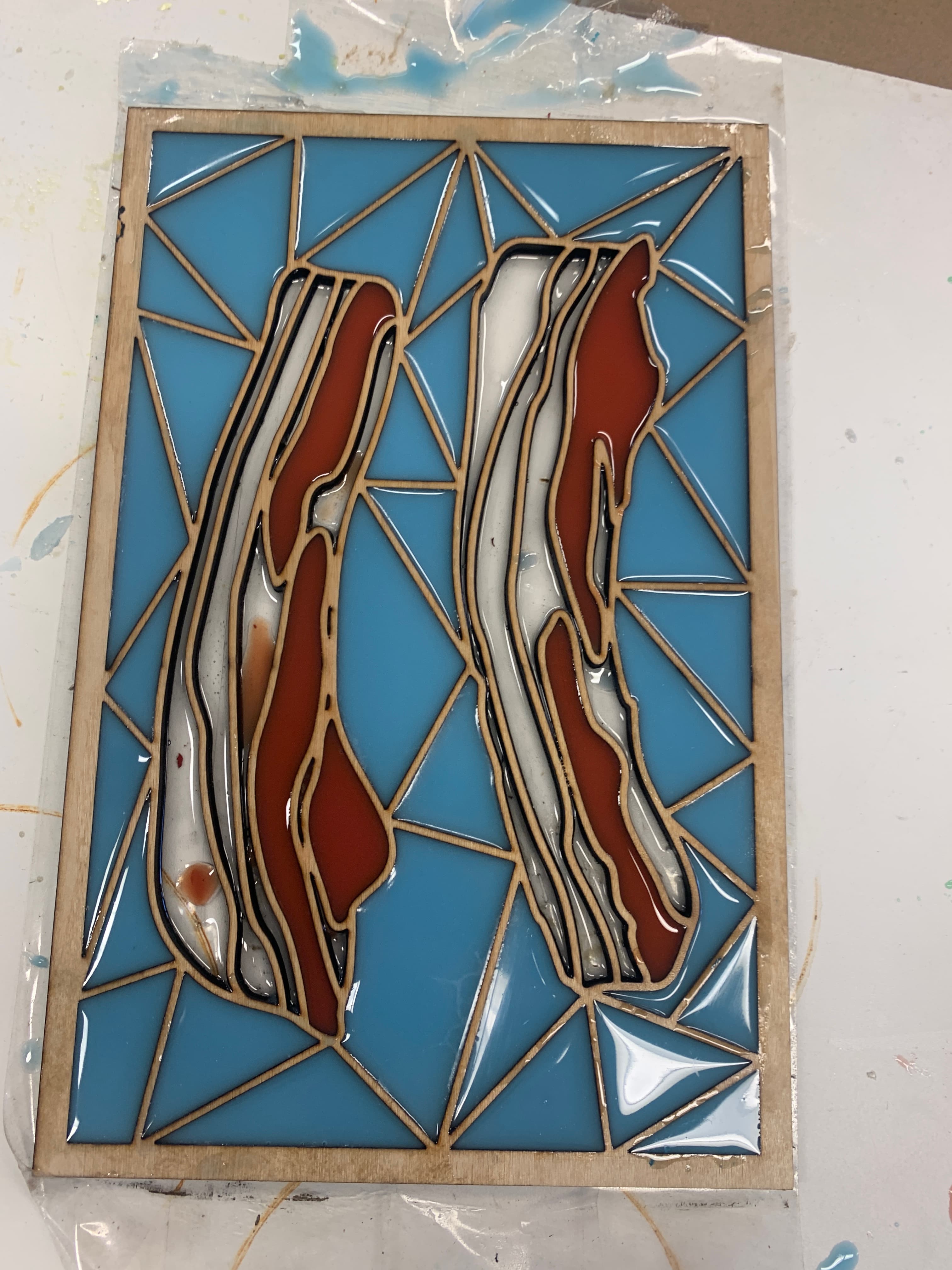 Faux Stained Glass